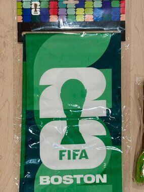 2026 FIFA WORLD CUP Boston Host City Scarf SOCCER Football NWT